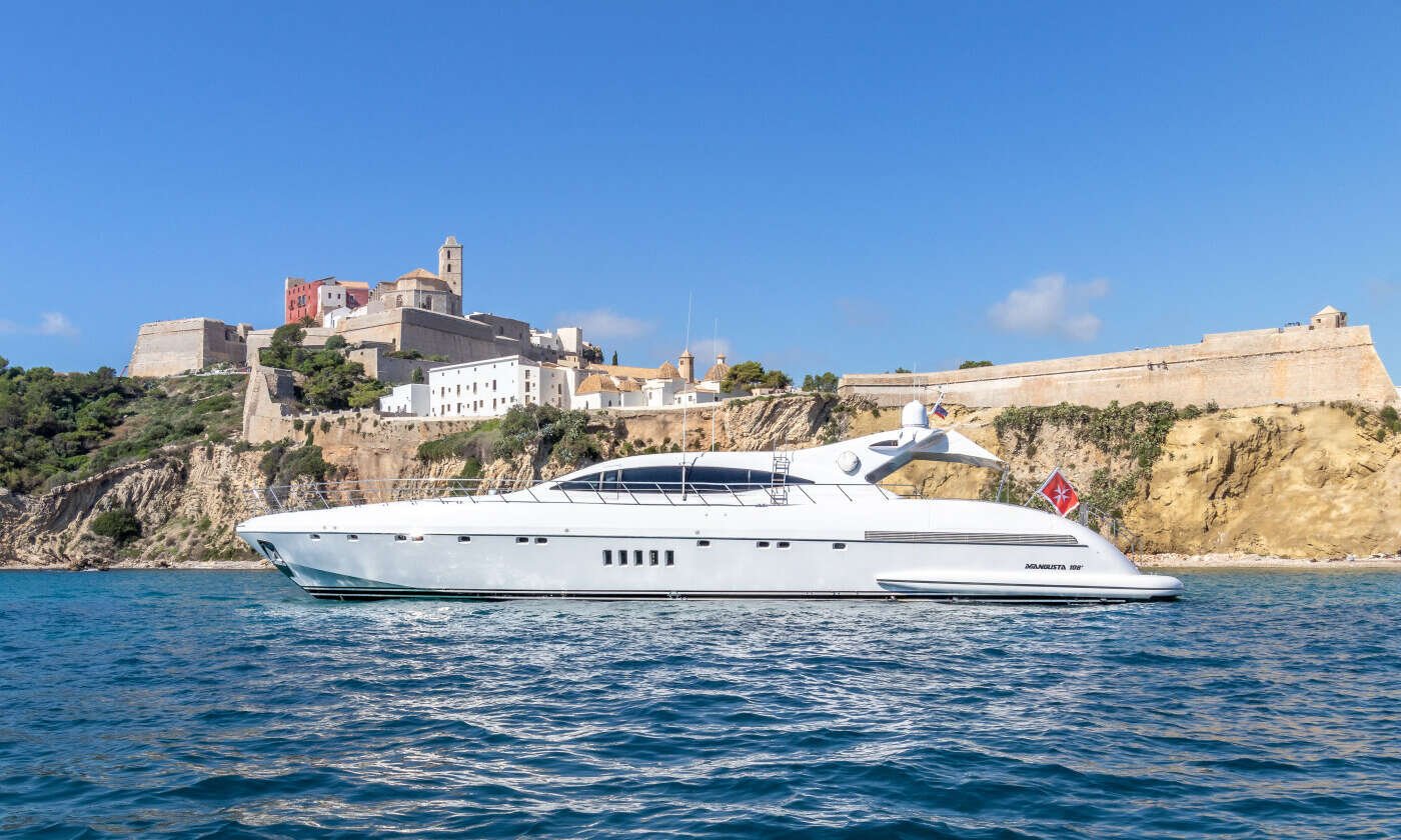 Mangusta 108 Nomad | Ibiza Yacht Charters